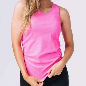 Zyia Active Seamless Copper Charged Hot Pink Tank Top. Size XSmall. EUC